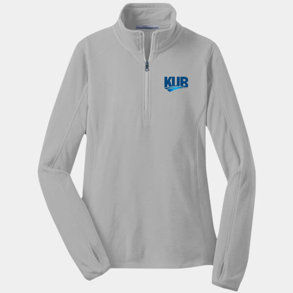 KUB Embroidered  - Ladies Microfleece 1/2 Zip Pullover Thumbnail