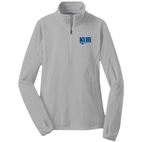 KUB Embroidered  - Ladies Microfleece 1/2 Zip Pullover Thumbnail