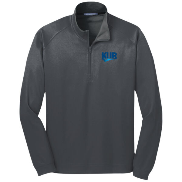 KUB Embroidered  - Vertical Texture 1/4 Zip Pullover (Limited Stock) Thumbnail