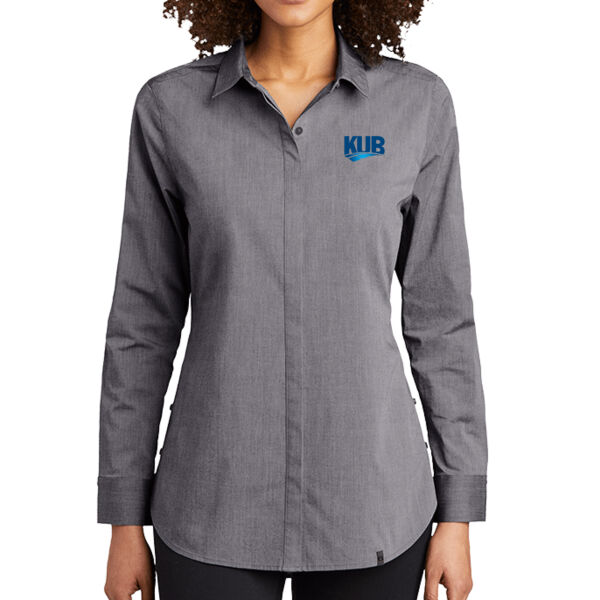 KUB Embroidered - Ladies Commuter Woven Tunic Thumbnail