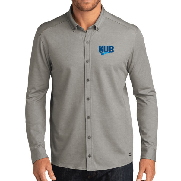 KUB Embroidered - Code Stretch Long Sleeve Button Up Thumbnail