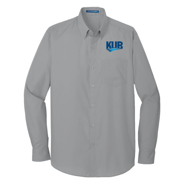 KUB Embroidered - Long Sleeve Carefree Poplin Shirt Thumbnail
