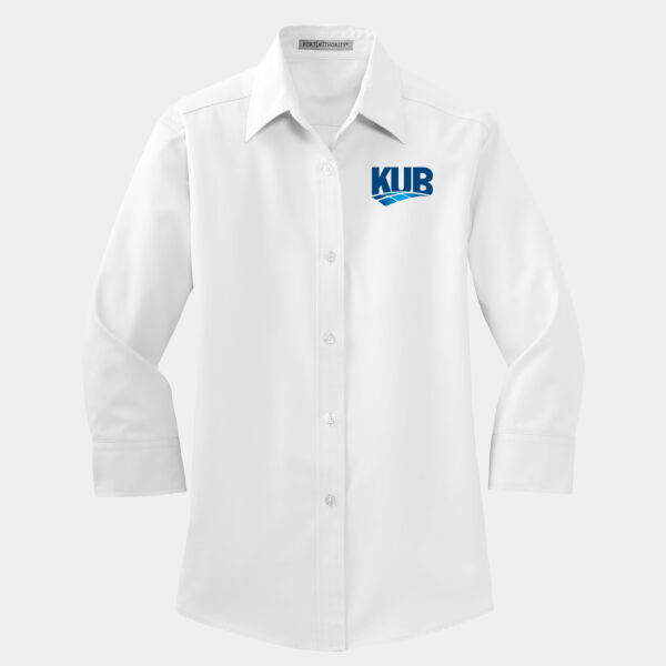 KUB Embroidered - Ladies 3/4 Sleeve Easy Care Shirt Thumbnail