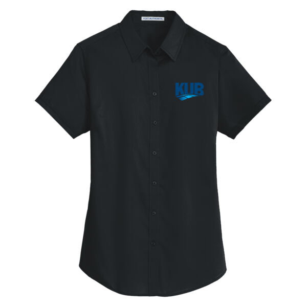 KUB Embroidered - Ladies Short Sleeve SuperPro Twill Shirt Thumbnail