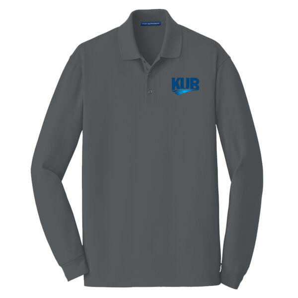 KUB Embroidered - EZCotton ® Long Sleeve Polo Thumbnail