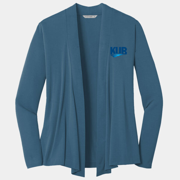 KUB Embroidered - Ladies Concept Open Cardigan Thumbnail
