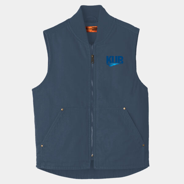 KUB Embroidered - Washed Duck Cloth Vest Thumbnail