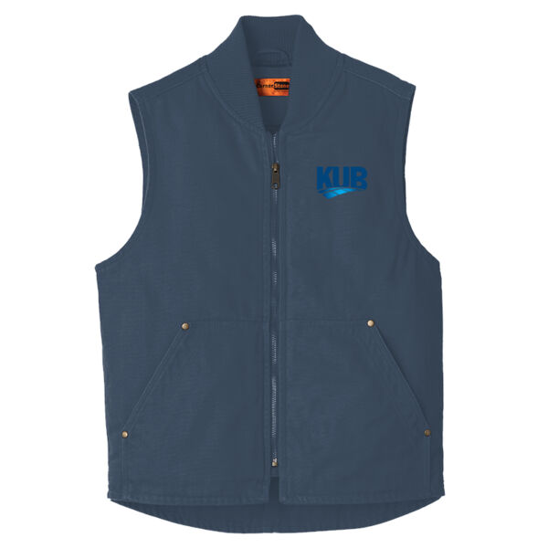 KUB Embroidered - Washed Duck Cloth Vest Thumbnail