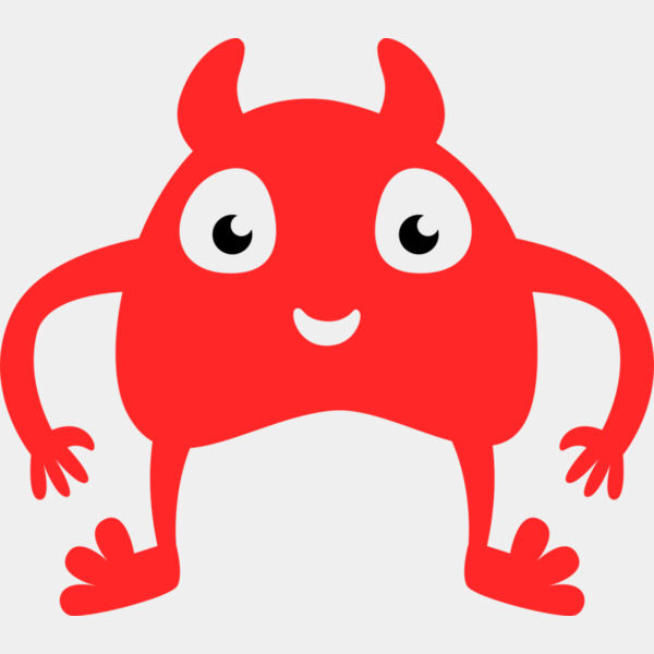 Cute Red Monster Thumbnail