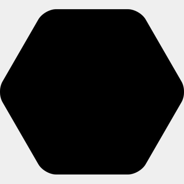 Rounded Hexagon Badge Thumbnail