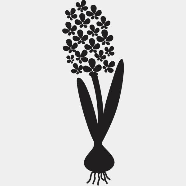 Hyacinth Flower Silhouette 1 Thumbnail