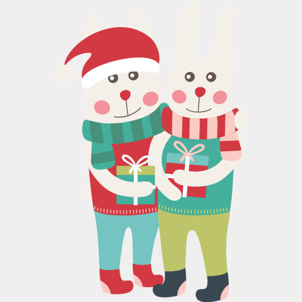 Christmas Rabbit 2 Thumbnail