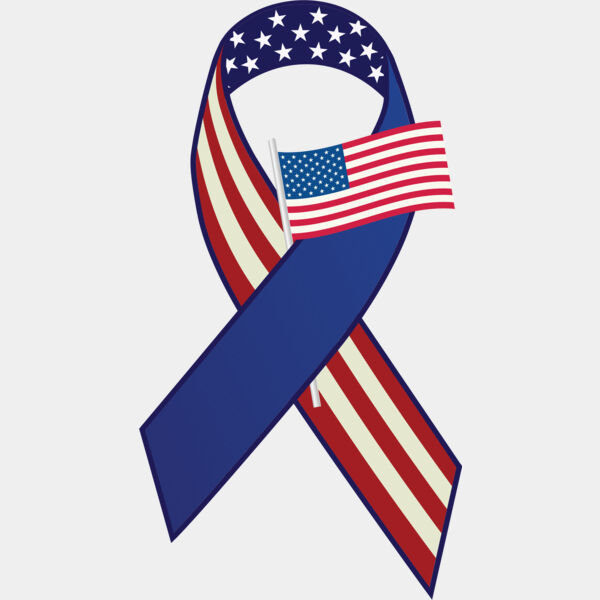 USA America Awareness Ribbon 6 Thumbnail