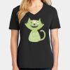 Ladies Core Cotton V-Neck Tee Thumbnail