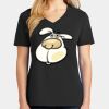 Ladies Core Cotton V-Neck Tee Thumbnail