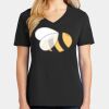Ladies Core Cotton V-Neck Tee Thumbnail