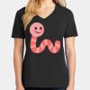 Ladies Core Cotton V-Neck Tee Thumbnail