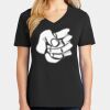 Ladies Core Cotton V-Neck Tee Thumbnail
