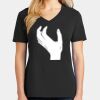 Ladies Core Cotton V-Neck Tee Thumbnail
