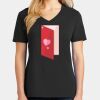 Ladies Core Cotton V-Neck Tee Thumbnail