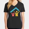 Ladies Core Cotton V-Neck Tee Thumbnail