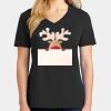 Ladies Core Cotton V-Neck Tee Thumbnail