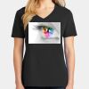 Ladies Core Cotton V-Neck Tee Thumbnail