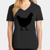 Ladies Core Cotton V-Neck Tee Thumbnail