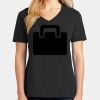 Ladies Core Cotton V-Neck Tee Thumbnail