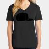 Ladies Core Cotton V-Neck Tee Thumbnail